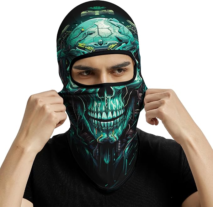 Skull Green Machine Face