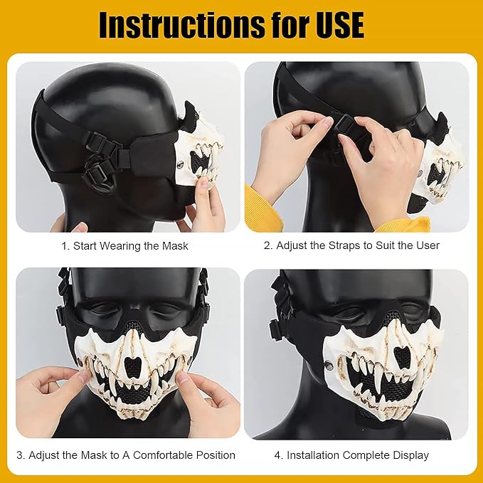 black-white face style