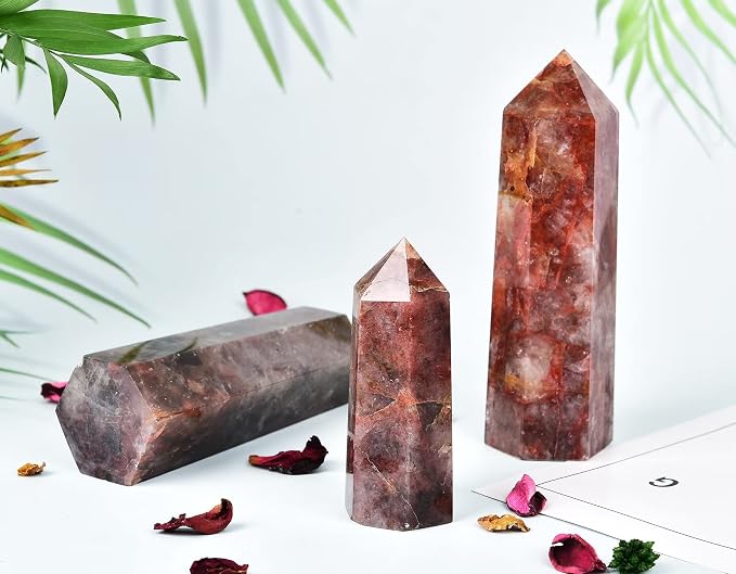 Dark-red Hematoid Quartz