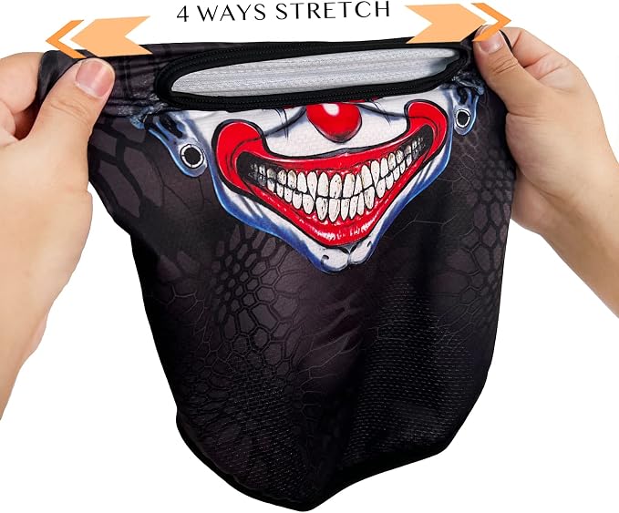 Clown Triangle White Face Smile
