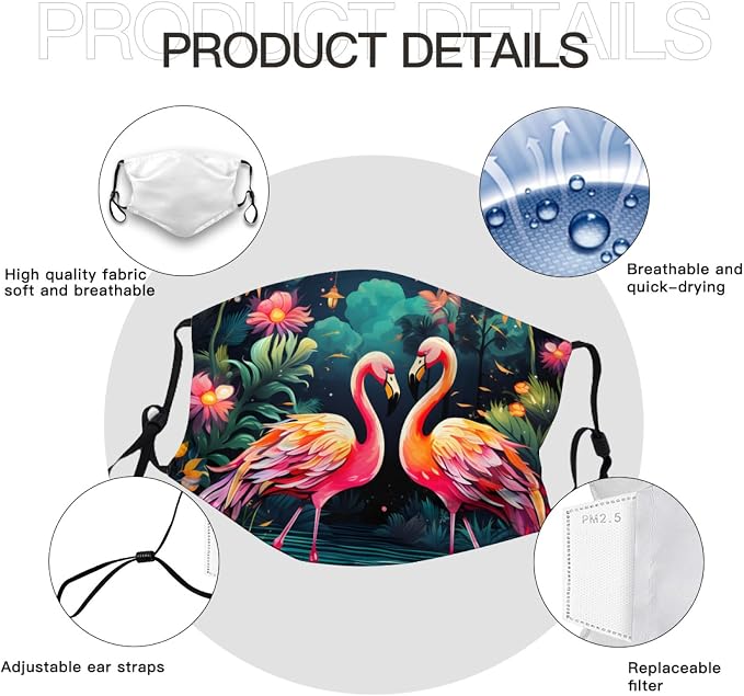 Cartoon Flamingo Flower