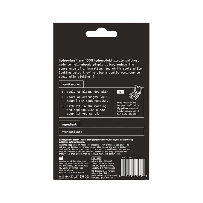 Black Hydrocolloid Stars
