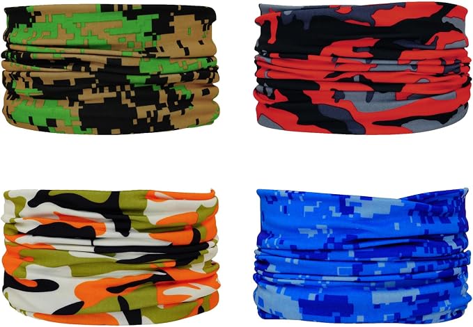 4 Cooling Neck Gaiters Camouflage Digital