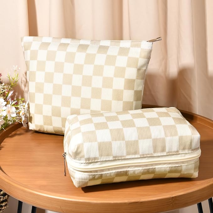 Brown checkered