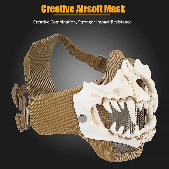khaki-white face style