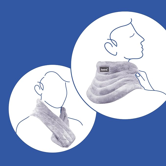 Navy Eye Pillow and Neck Wrap Bundle