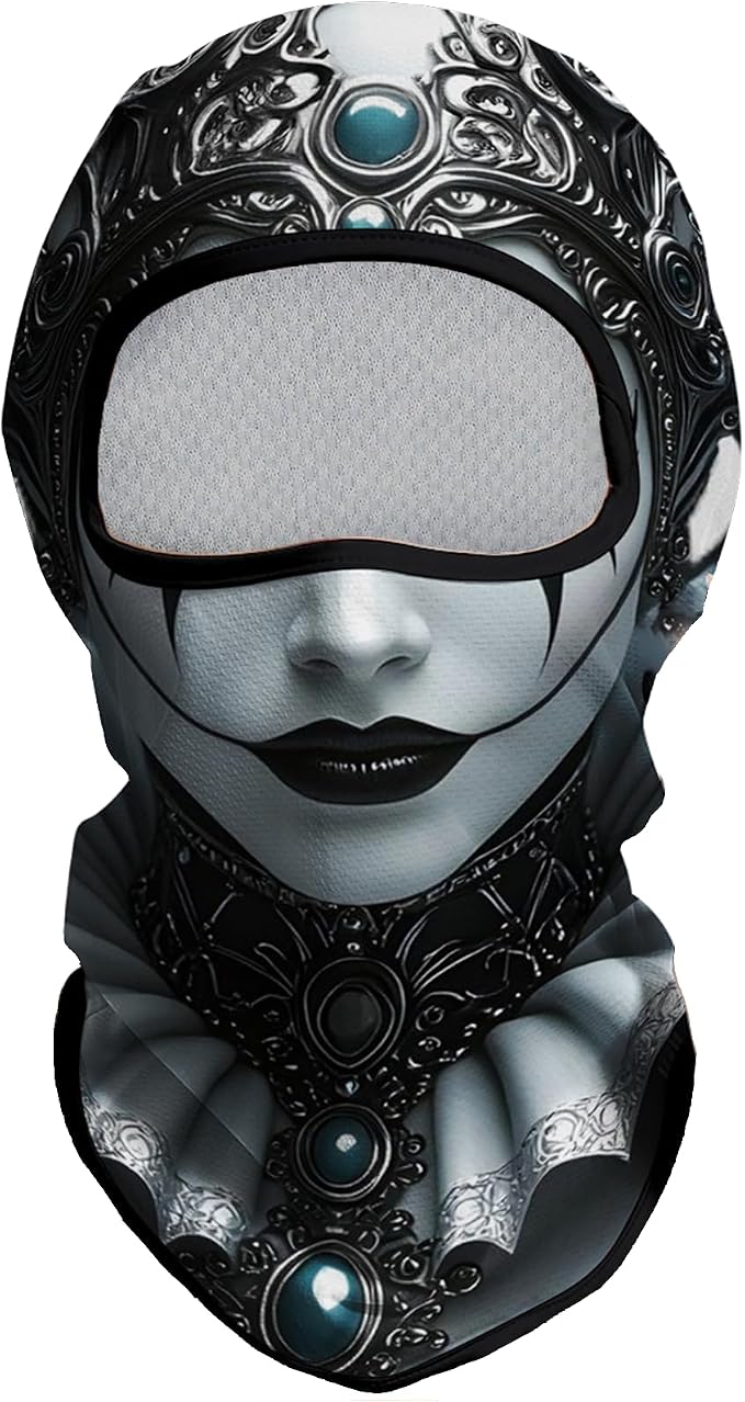 Skull Women Gray Face Gray Lip