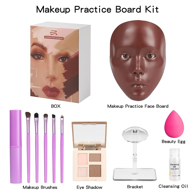 Makeup Practice Full Face+Black