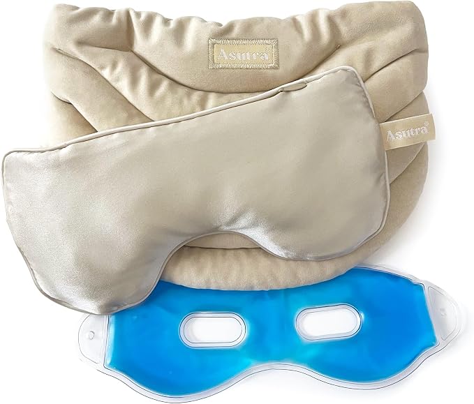 Champagne Eye Pillow and Neck Wrap Bundle
