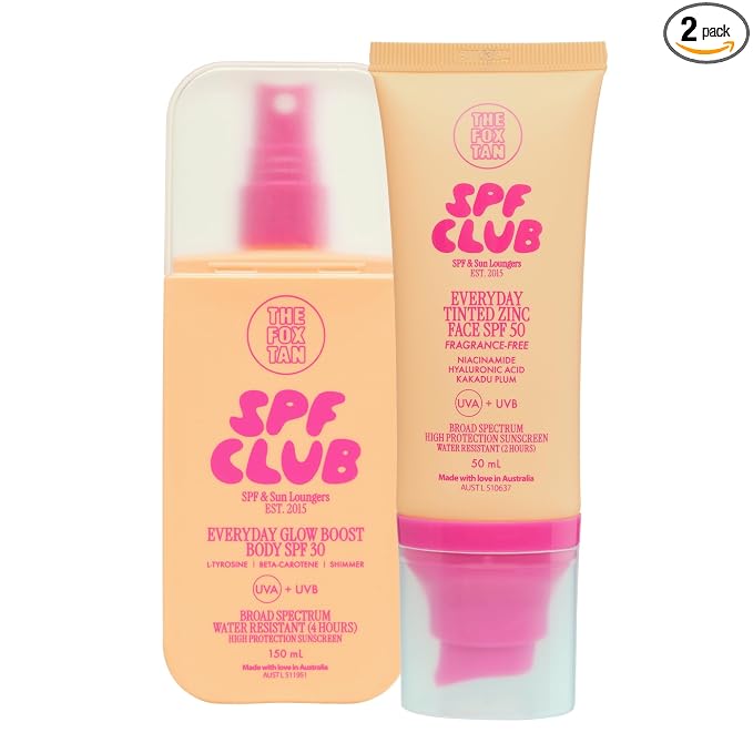 Tinted Zinc & Glow Boost Body SPF