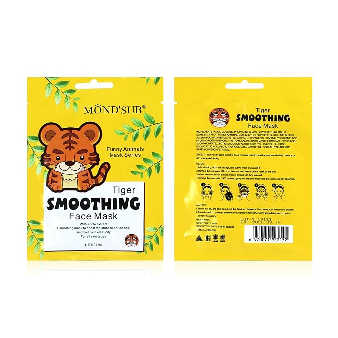Tiger Smoothing Face Mask