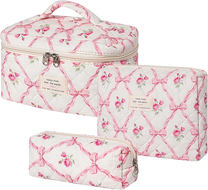 3Pcs Pink Bows