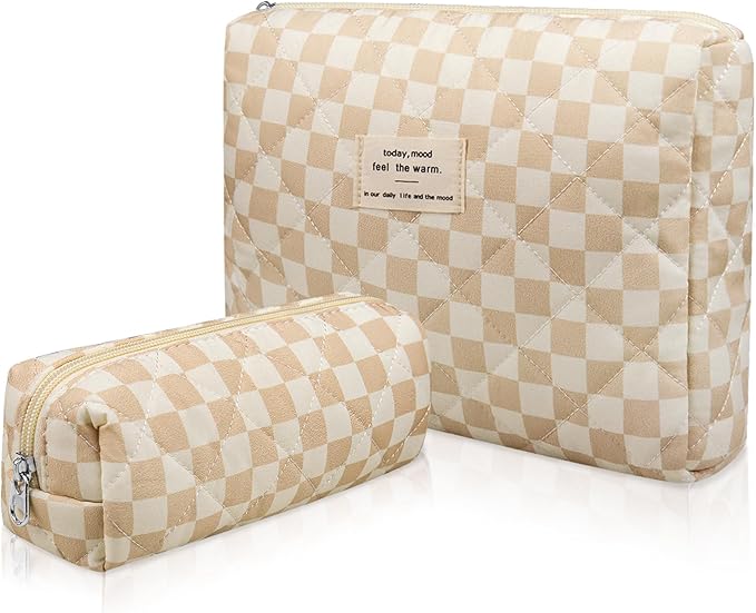 2pc Brown Checked