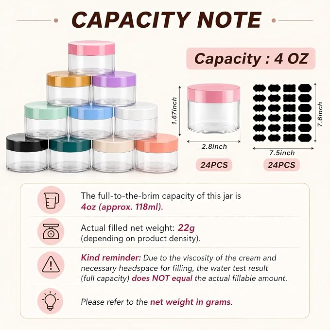 Clear with Pink Lid