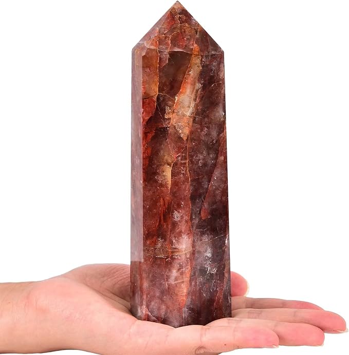 Dark-red Hematoid Quartz