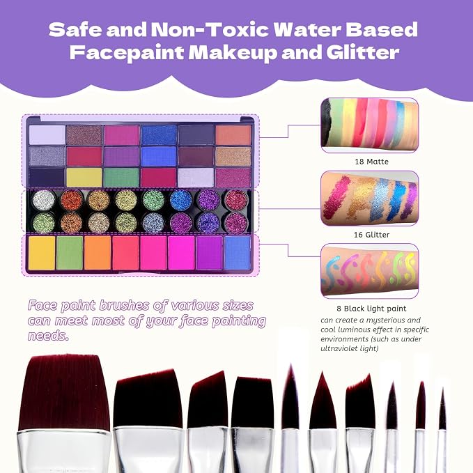 42 Colors With Professional Brush Set