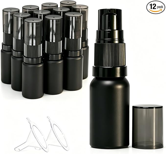 10ml black 12pcs
