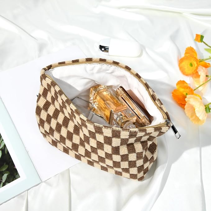 Brown checkered