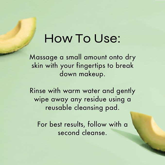 Avocado Refillable Cleansing Balm Full