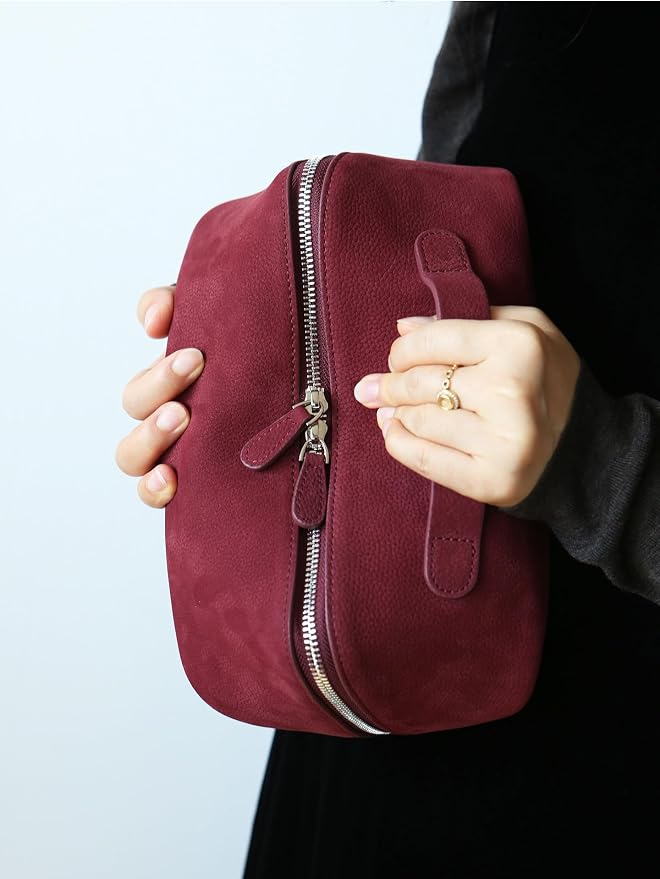 Burgundy,frosted surface