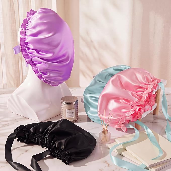 Light Blue, Pink, Black, Purple