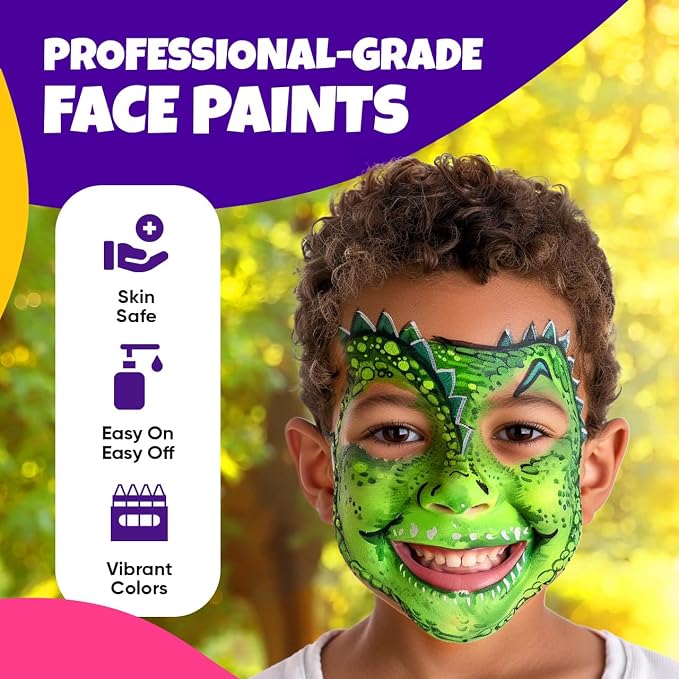 18 Color Face Paint Kit