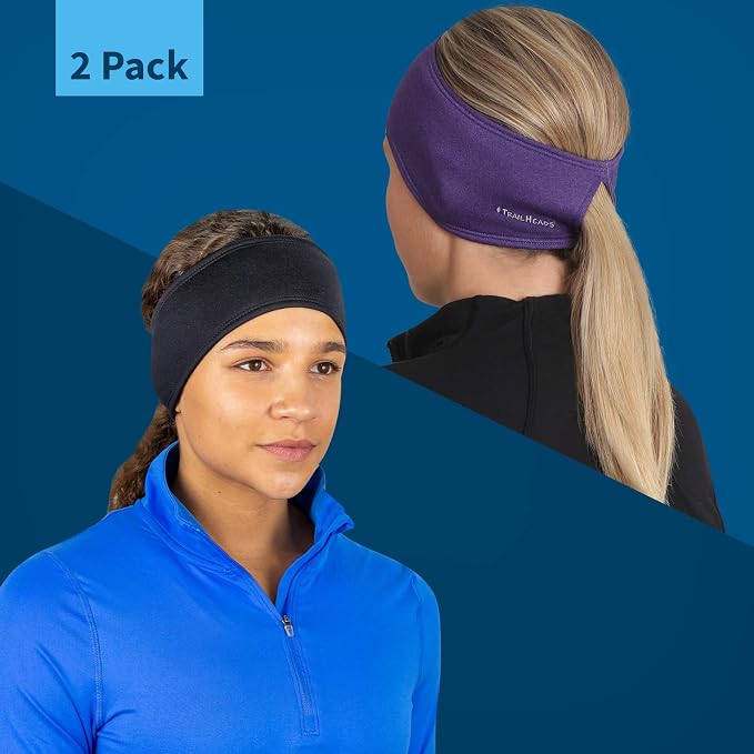 black/heather purple