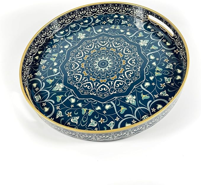 Round Blue Green