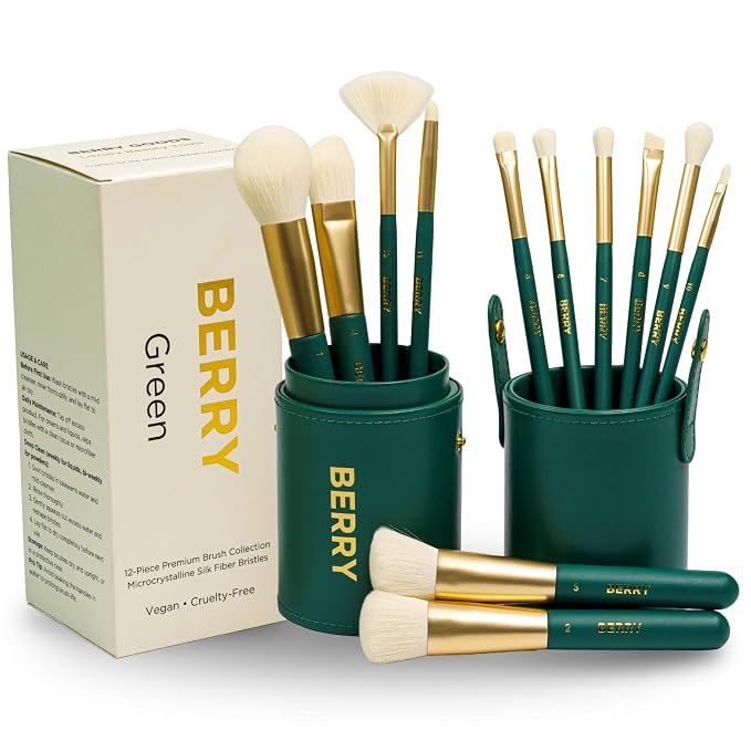 Emerald Green and Matte Gold