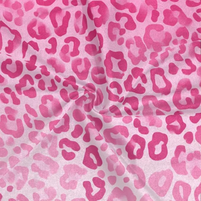 Gradient Pink Leopard Print