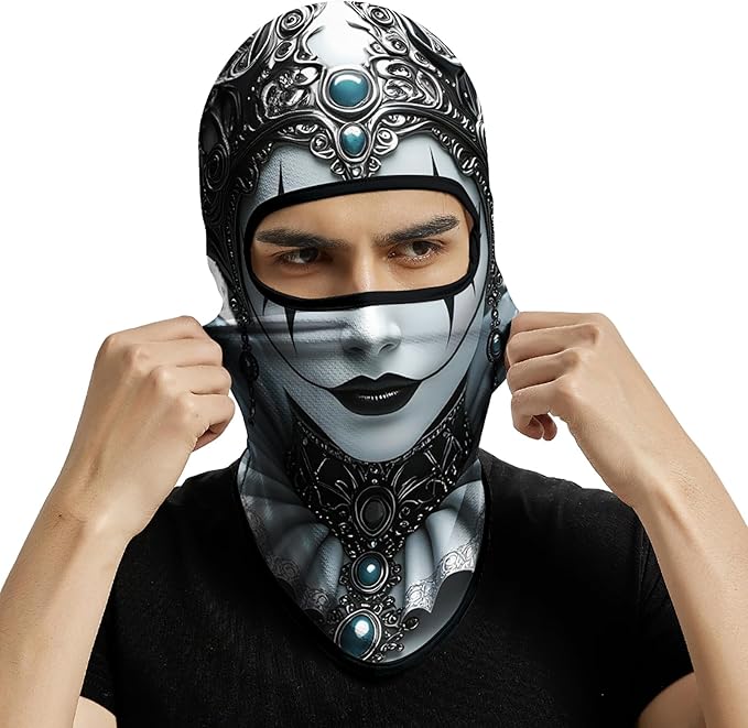 Skull Women Gray Face Gray Lip