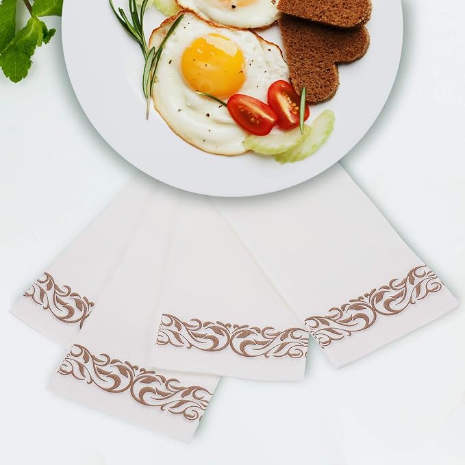 Rose Gold Disposable Guest Towels