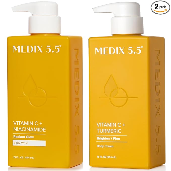 Vitamin C Body Wash + Vitamin C Body Cream Bundle