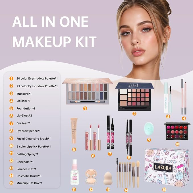 20 Matte Makeup Set