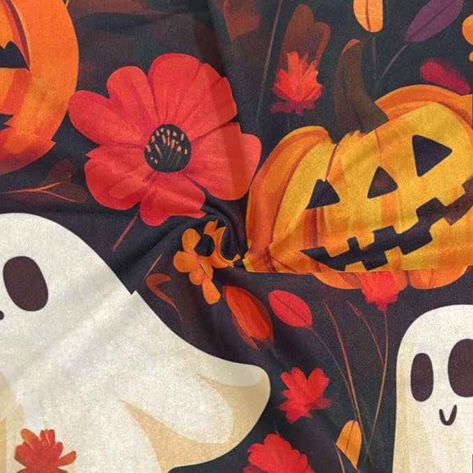 Halloween Ghost Pumpkin and Poppy