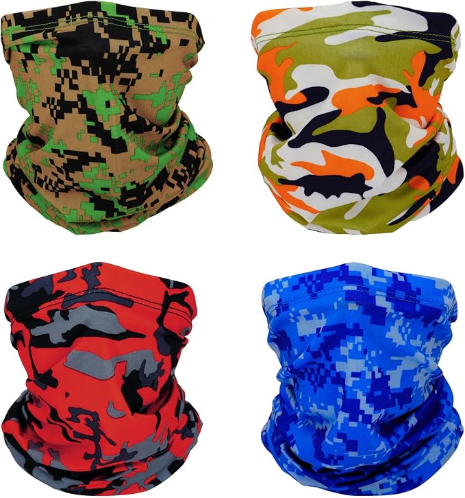 4 Cooling Neck Gaiters Camouflage Digital