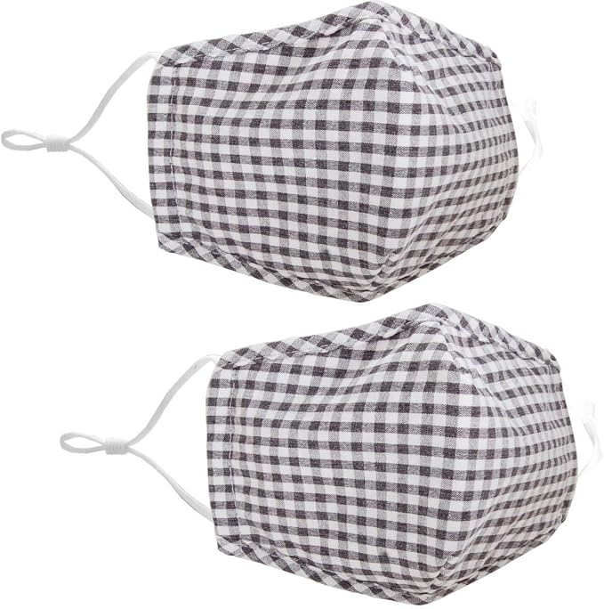 2-pack: Soft Black Check