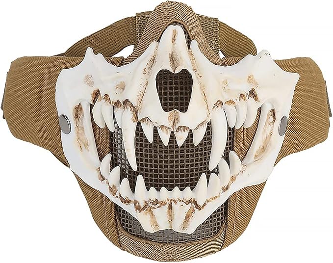 khaki-white face style