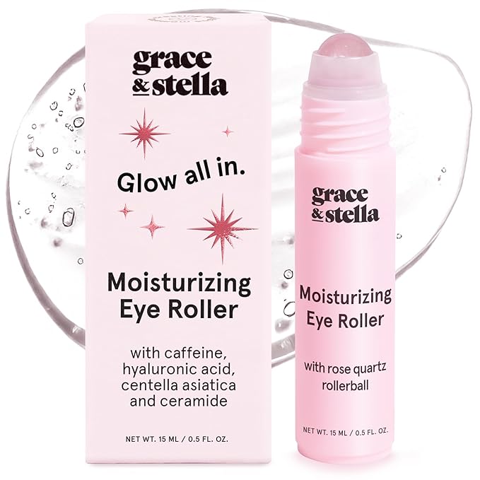 Moisturizing Eye Serum with Rose Quartz Ball