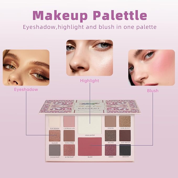 KAVCENT Teens Girls Makeup Set