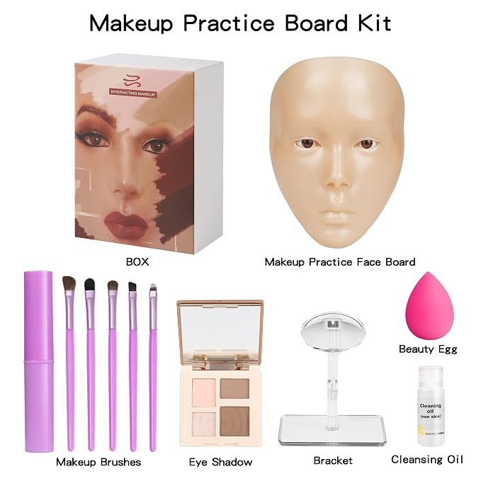 Makeup Practice Full Face+White