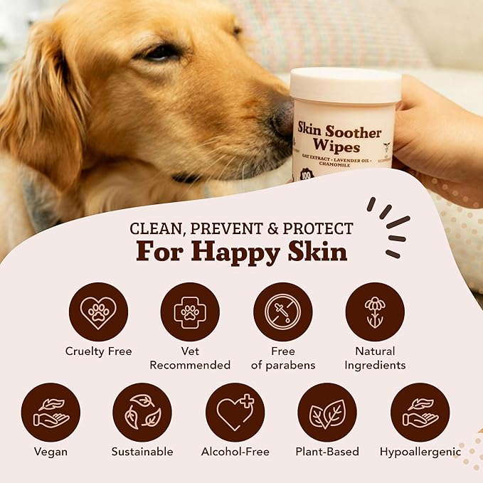 Skin Soother Wipes 100