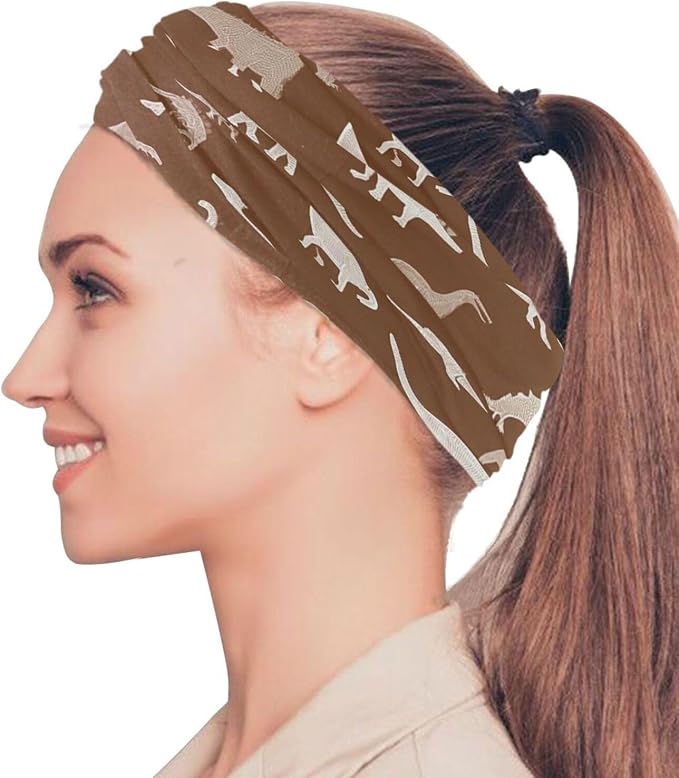 Brown Dinosaur Silhouette Cute