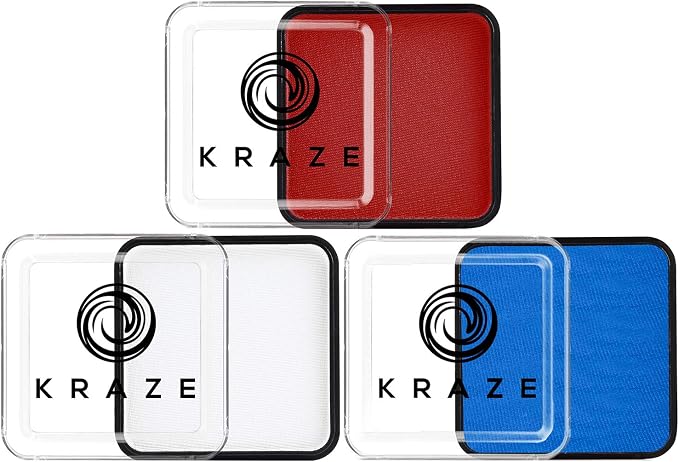 Red, White, Blue 25 gm each