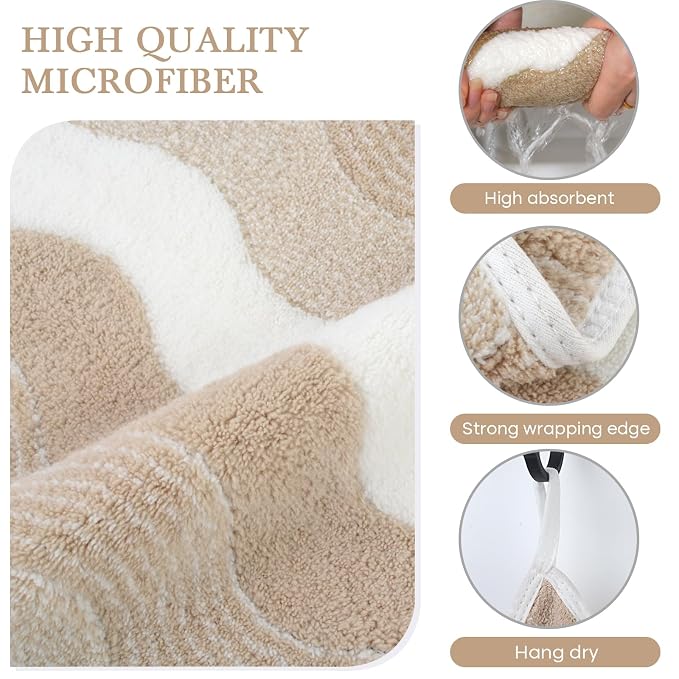 Cream Wave Pattern