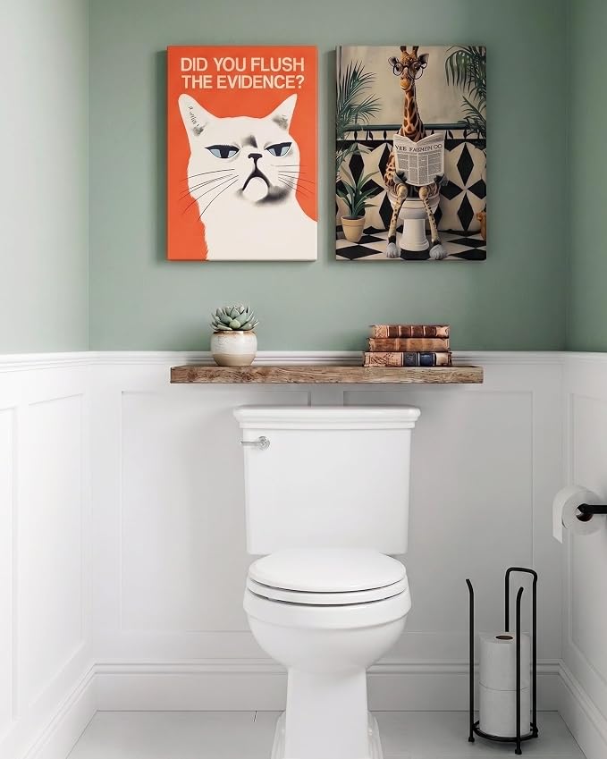 Funny Cat Bathroom