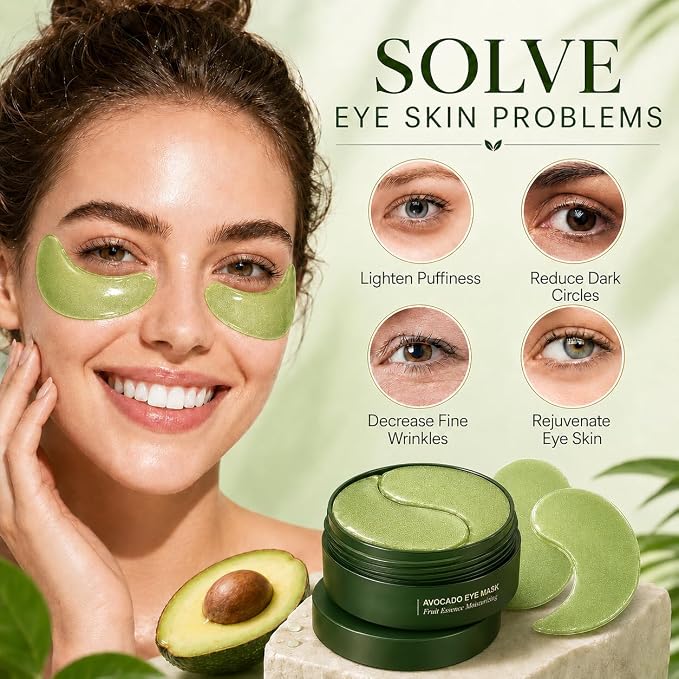 Avocado&Gold Eye Mask