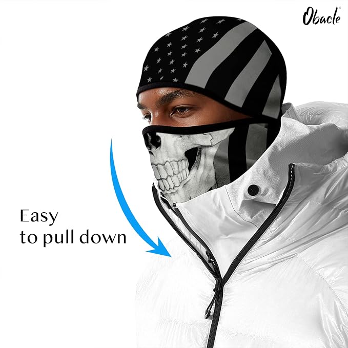 Skull Flag White