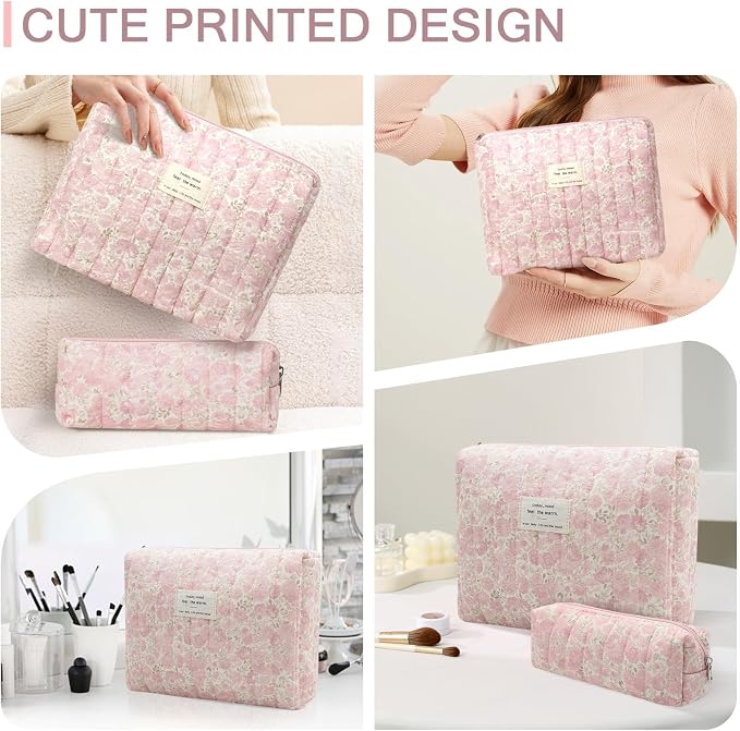 2pc Pink Rose
