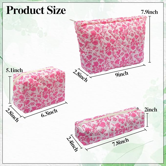 New 3Pcs pink